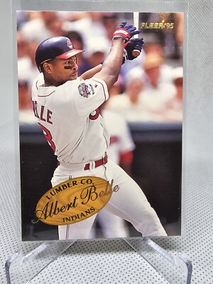 1995 Fleer Lumber Company Albert Belle #2 of 10 Cleveland Indians