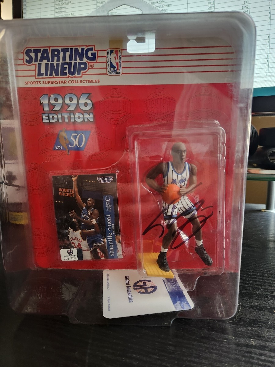 🔥🚨Vintage 1996 Shaquille Oneal Signed Starting Lineup EUC Rare