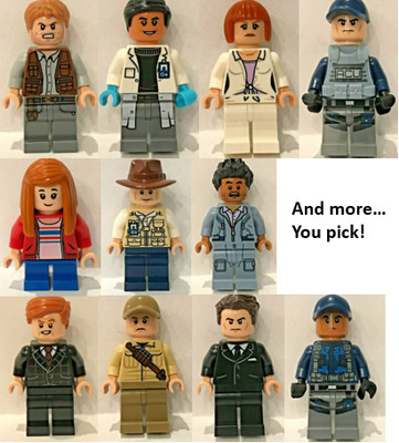 lego jurassic world minifigures