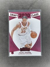 2020-21 Panini Contenders Isaac Okoro RC Draft Class Red Foil Parallel #17