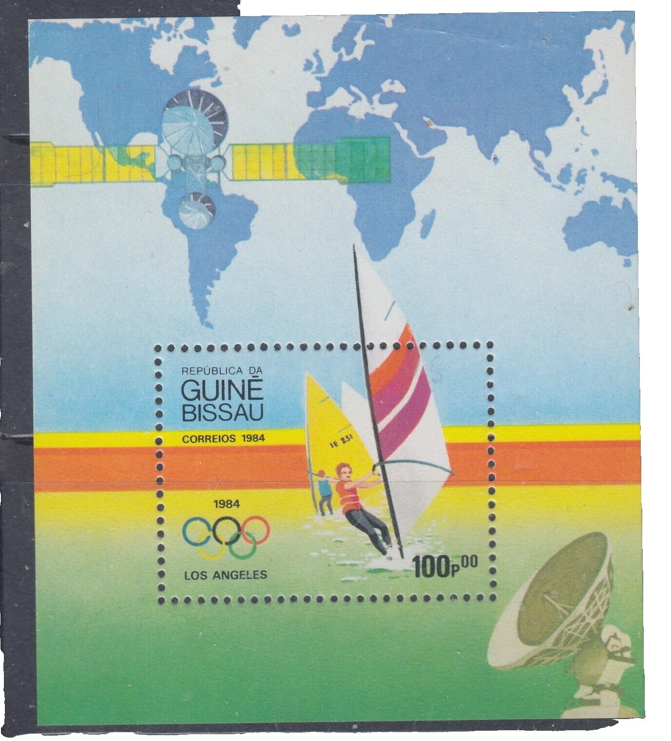 Juegos Olímpicos de varios colores sellos de las Naciones Unidas