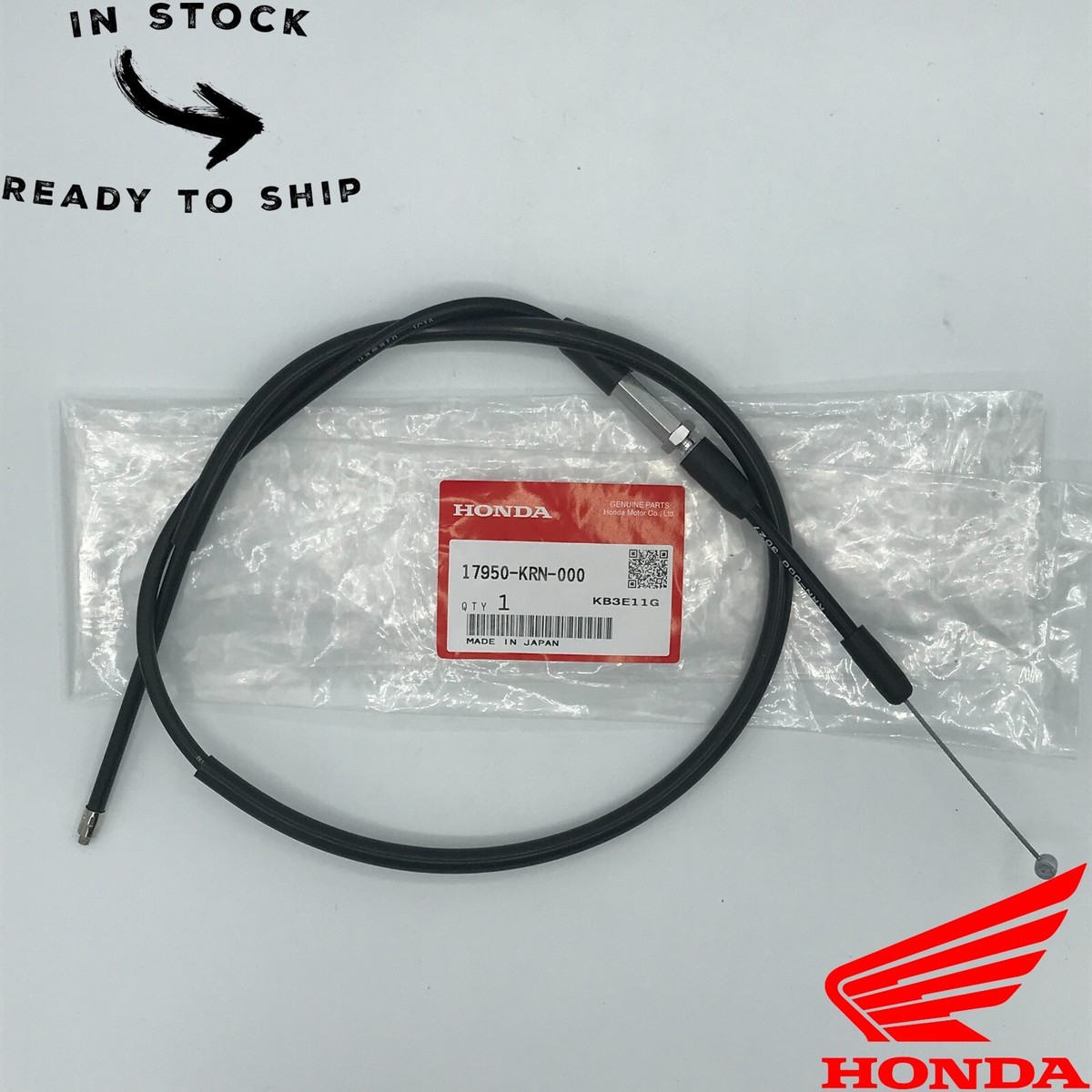 K② Genuine OEM Honda Hot Starter Cable 17950-KRN-000 | eBay