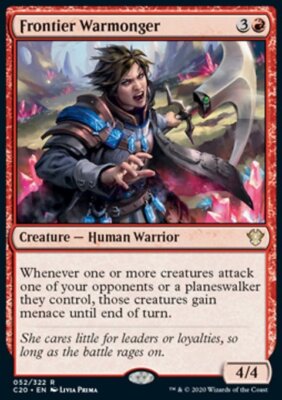 MTG Magic the Gathering Frontier Warmonger (52/344) Commander 2020 NM