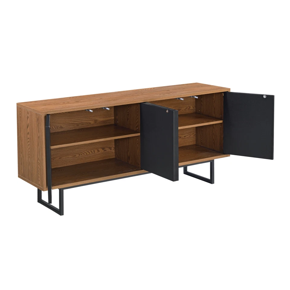 [en.casa] Sideboard Kommode Wandschrank Wohnzimmerschrank Flurschrank Konsole - Bild 3 von 4