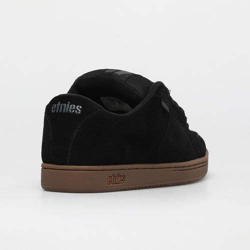 ETNIES KINGPIN BLACK & GUM SKATE SKATEBOARD SHOES SNEAKERS RUNNERS BRAND NEW - Picture 5 of 9