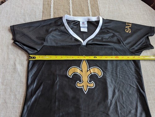 NFL Team Apparel New Orleans Saints Reggie Bush #25 Jersey T-Shirt WOMEN Size L - Picture 7 of 8