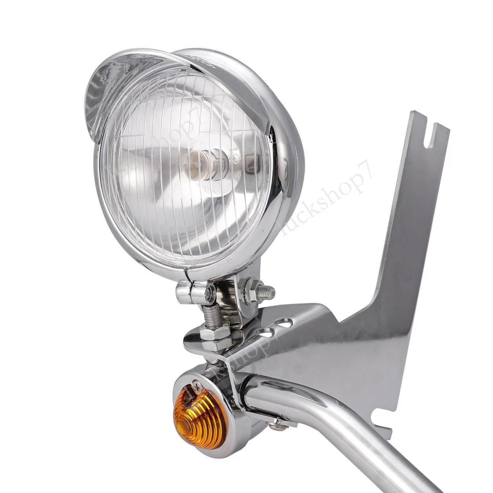 Passing Spot Turn Signal Light Mount Bracket For 1994-2013 Harley Electra Glide Foto 4 de 4