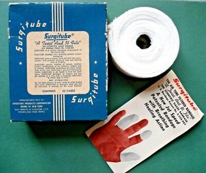 Vtg 1949 Surgitube #3 For Athletes Foot and Wet Dressing Bronx 61 New York Box
