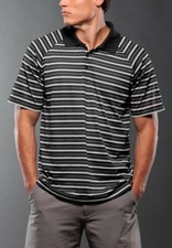 Oakley Men's Ever Polo Golf Shirt Short Sleeve Black White Size Small New