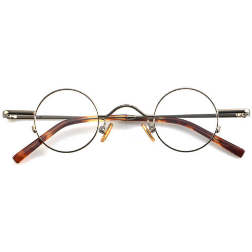 Antike kleine runde Retro Lesebrille japanische Metallbrille 0 bis +6,00* - Bild 4 von 14
