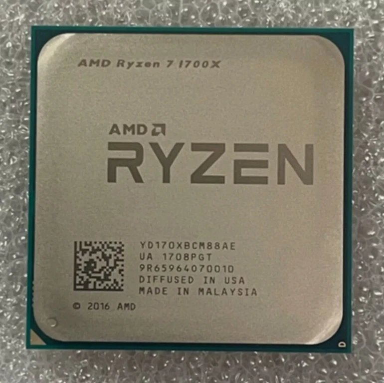 AMD RYZEN 7 1700X | 3,4 GHz | 8 Cœurs / 16 Threads | Socket AM4