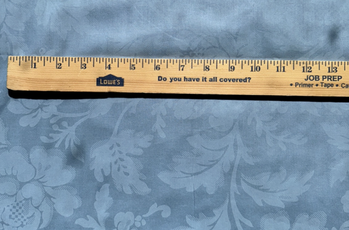 Joan Kessler Tone on Tone Classic Floral Concord Fabrics Blue Cotton 1.2 Y #3 - Picture 4 of 7