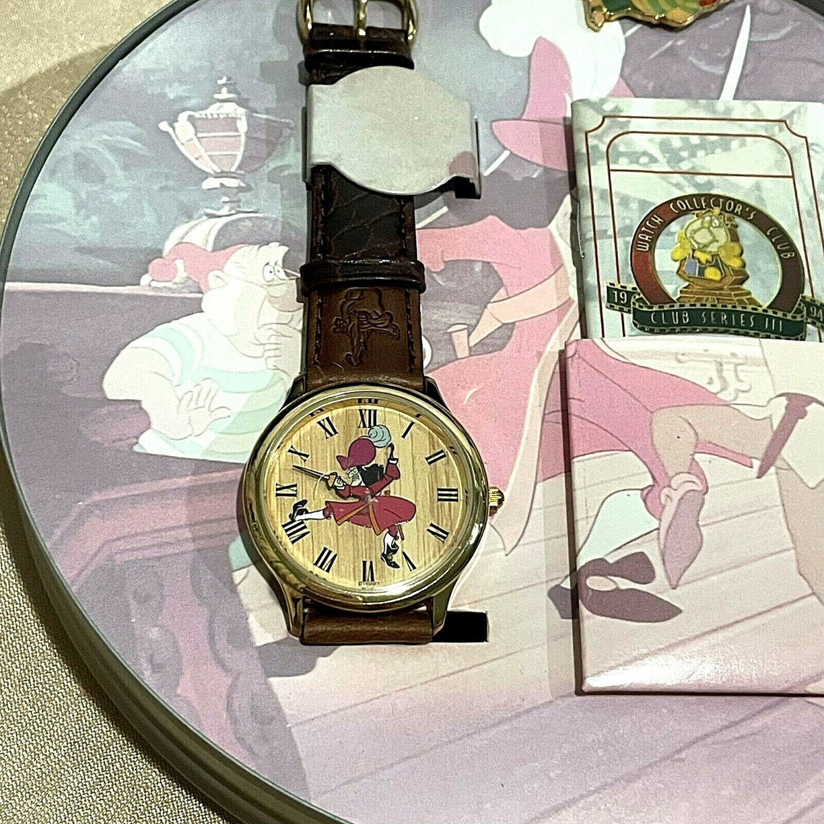 ピーターパン フック船長 腕時計 コレクターズクラブシリーズIII Disney Captain Hook Peter Pan Wrist Watch Collector Club LE