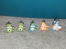 VINTAGE CARE BEARS MINI KEYCHAIN: YOU CHOOSE: Good Luck, Friend, Wish, Baby Hugs