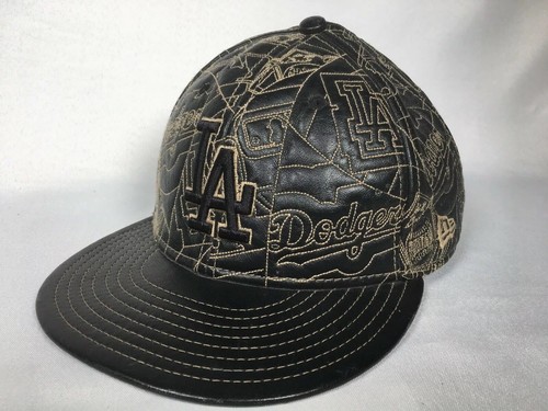 Los Angeles Dodgers MLB Black Leather 
