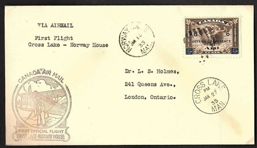 FFC CROSS LAKE TO NORWAY HOUSE, MANITOBA WITH C4 (TAMOCAN 3507a)(K1380)