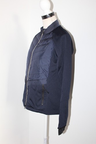 NWT Bogner Fire & Ice Katha4 Hybrid Quilted Zip Front Jacket Navy L - Picture 2 of 7
