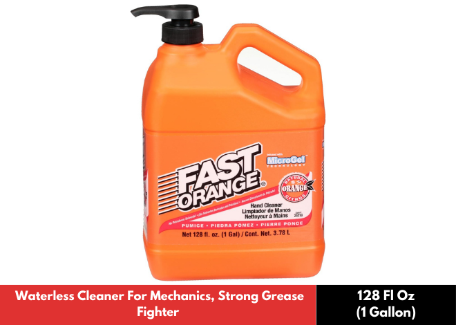 Permatex 25219 Fast Orange Pumice Hand Cleaner Citrus Scent 128 fl oz