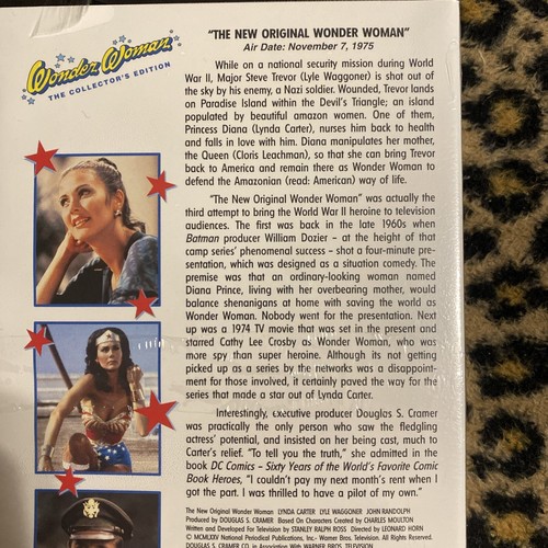 The Collectors Edition VHS New Original Wonder Woman Lynda Carter (1975) NEW - Picture 8 of 8