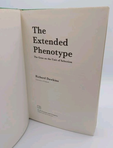 The Extended Phenotyp Gene Natural Selection by Richard Dawkins 1st ed. Buch - Bild 5 von 7