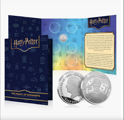 Magic of Hogwarts Harry Potter .999 Silver Plated Coin 2025 FREE