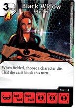 Marvel Age of Ultron Dice Masters - Single Card + Die -- Black Widow Common
