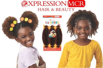 Feme Outre X-Pression Lil Looks - Springy Afro Twist 10'' Zoll UK Verkäufer