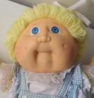 Vintage Cabbage Patch Kid Doll Coleco Blonde Loops 1985 P4089