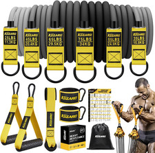 Heavy Resistance Bands, 300Lbs Exercise Bands with Handles, Fitness Bands for Wo