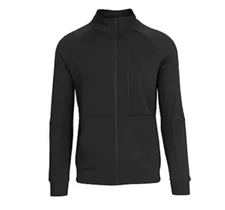 NWT Mens Blue Ice Moisture Wicking Performance Track Jacket Black M