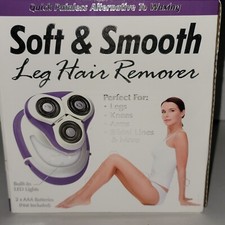 Soft  Smooth Leg Hair Remover Shaver 3 Floating Heads Ergonomic As Seen On TV