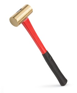 TEKTON-30905-Jacketed-Fiberglass-Brass-Hammer-32-Ounce