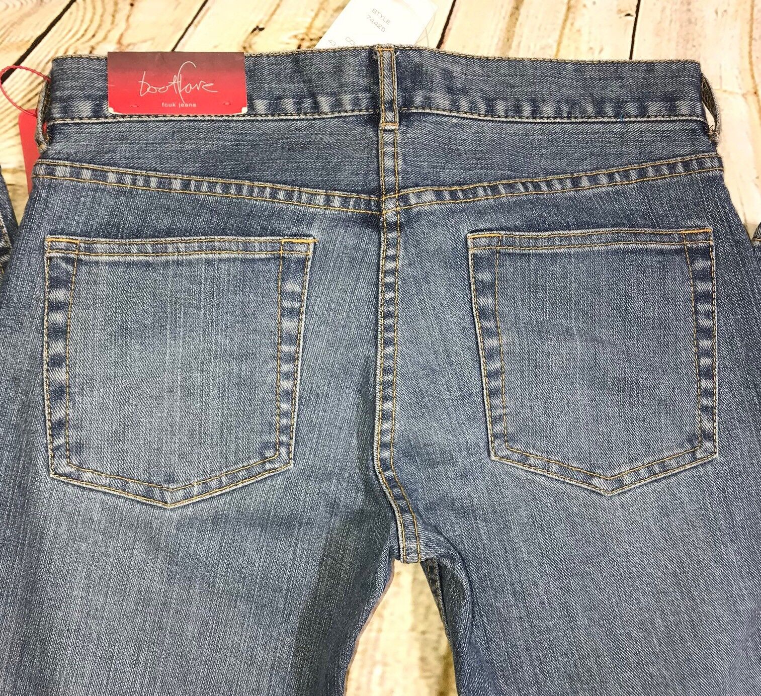Fcuk Boot Flare Jeans Women's Size 6 Medium Wash Low Rise Denim | eBay