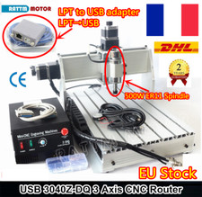 〖FR〗3 axis USB Port CNC Router 500W 3040Z-DQ Desktop Ballscrew Engraving Machine