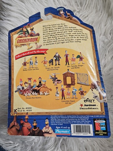 2000 Playmates Chicken Run Rocky Mac Fowler Figura conjunto de 3 - Imagen 2 de 3