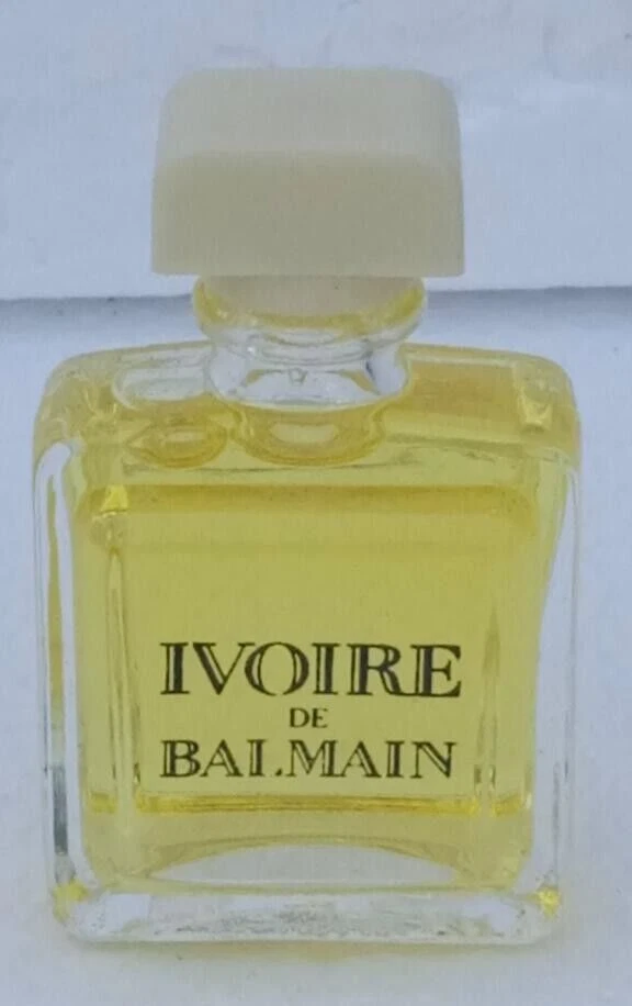 Pochette Publicitaire Vintage Ivoire De Balmain - Ancienne Trousse De Maquillage Ou Accessoire, Occasion