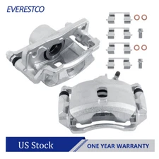 2PCS Front Brake Calipers For 1996-2011 Honda Civic 10-14 Insight 97-00 Acura EL