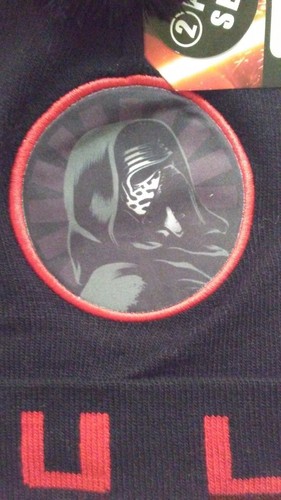 Star Wars Boy's 2 Piece pc Hat, Glove Set NEW NWT OSFM Red,Black "Rule..Galaxy" - Picture 2 of 3