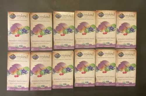 Garden of Life mykind Organics Women's Once Daily Multi, 30 Ct 1 Year Supply Lot
