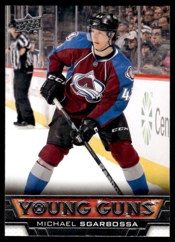 2013-14 Upper Deck Young Guns Michael Sgarbossa Rookie Colorado Avalanche #454 - Picture 1 of 2
