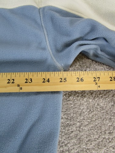 Under Armor Jacket Womens Xl Blue Pink White Fleece PolarTec - Picture 7 of 9