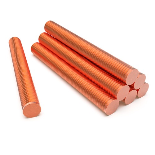 M4 M5 M6 M8 M10 M12 Gewindestange Reinkupfer Stab Stehbolzen lang 30 mm - 250 mm - Bild 6 von 10