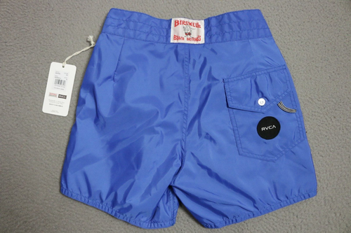 Birdwell x RVCA Beach Britches Board Shorts Mens 28 Blue Nylon Surf Camo Lined - 第 4/11 張圖片
