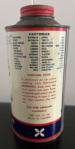 Vintage Interlux Marine Farbe #216 Spezial Verdünner, ein Quart Kegel Top Dose - Bild 4 von 8