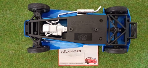 LOTUS CATERHAM SUPER 7 SEVEN 1957-1973 cabriolet ouvert op bleu métal 1/18 ANSON - Imagen 8 de 8