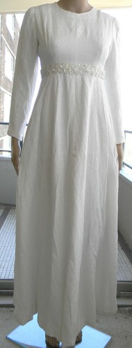 VINTAGE Couture Glamour 1980s-60s Original Stunning Princess Wedding Dress - Picture 6 of 12