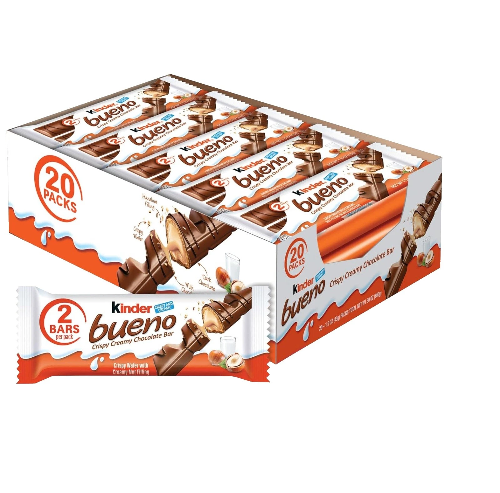 Dulces de chocolate Kinder kosher y surtidos