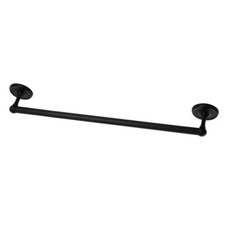 Kingston Brass BA312MB Classic Collection 18-Inch Towel Bar - Matte Black