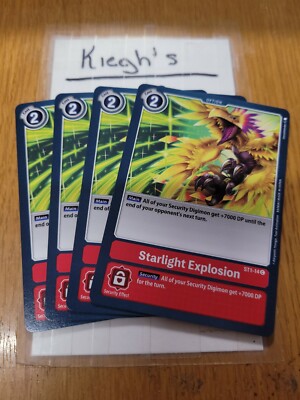 Digimon - Starlight Explosion x4 *ST1-14 C*