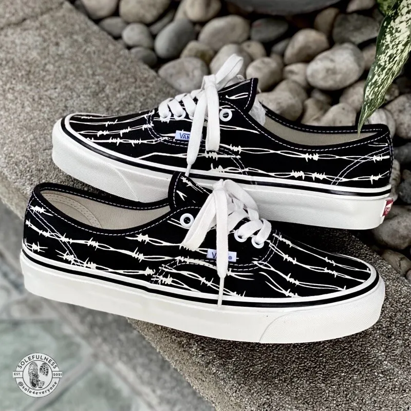 VANS Authentic 44 DX Anaheim Factory - Black/White/OG Barbed Wire -  VN0A5KX4AVS